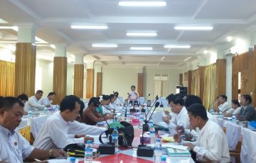 လွှတ်တော်လုပ်ငန်းညှိနှိုင်းအစည်းအဝေး ကျင်းပပြုလုပ်ခြင်း