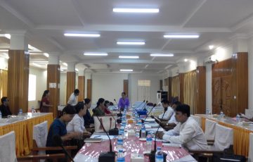 မွန်ပြည်နယ်လွှတ်တော်ကိုယ်စားလှယ်များနှင့်မြန်မာနိုင်ငံမျက်မမြင်များအသင်း အလုပ်ရုံဆွေးနွေးပွဲကျင်းပခြင်း