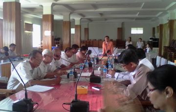 မွန်ပြည်နယ်လွှတ်တော်သဘာဝပတ်ဝန်းကျင်ထိန်းသိမ်းကာကွယ်စောင့်ကြည့်ရေးကော်မတီ အစည်းအဝေးကျင်းပပြုလုပ်ခြင်း