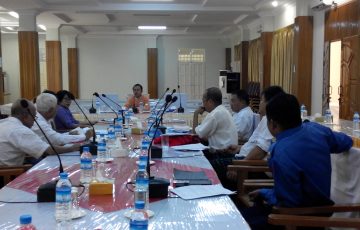 မွန်ပြည်နယ်လွှတ်တော်သဘာဝပတ်ဝန်းကျင်ထိန်းသိမ်းကာကွယ်စောင့်ကြည့်ရေးကော်မတီအစည်းအဝေးကျင်းပပြုလုပ်ခြင်း