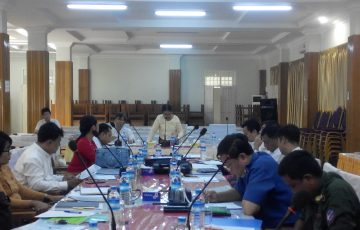 မွန်ပြည်နယ်လွှတ်တော် လုပ်ငန်းညှိနှိုင်းအစည်းအဝေးကျင်းပပြုလုပ်ခြင်း