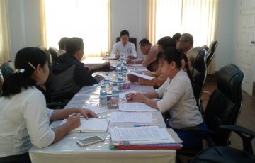 မွန်ပြည်နယ်လွှတ်တော်တိုင်ကြားစာနှင့်အသနားခံစာ၊ တင်ပြစာများနှင့်အထွေထွေကိစ္စရပ်များ လေ့လာသုံးသပ်ရေးကော်မတီအစည်းအဝေးကျင်းပပြုလုပ်ခြင်း