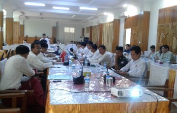 မွန်ပြည်နယ်လွှတ်တော် သဘာဝပတ်ဝန်းကျင်ထိန်းသိမ်းကာကွယ်စောင့်ကြည့်ရေးကော်မတီ အစည်းအဝေးကျင်းပပြုလုပ်ခြင်း