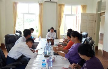 ကျိုက်မရောမြို့နယ်အတွင်း သုတေသနဆိုင်ရာလုပ်ငန်းများဆောင်ရွက်ရန် အကြိုညှိနှိုင်း အစည်းအဝေးကျင်းပပြုလုပ်ခြင်း