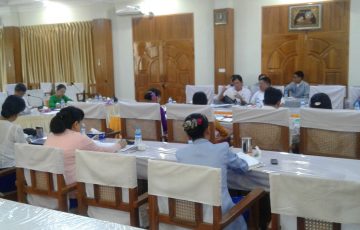 မွန်ပြည်နယ်လွှတ်တော် လုုပ်ငန်းညှိနှိုင်းအစည်းအဝေးကျင်းပပြုလုပ်ခြင်း