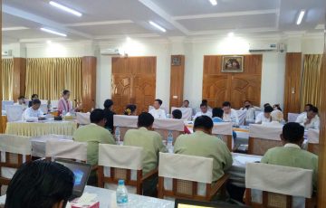 မွန်ပြည်နယ်ငါးလုပ်ငန်းဥပဒေ (မူကြမ်း) ပြည်သူ့အသံကြားနာပွဲဆောင်ရွက်နိုင်ရန် ညှိနှိုင်းဆွေးနွေးပွဲကျင်းပခြင်း