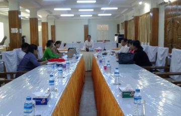 မွန်ပြည်နယ်လွှတ်တော်အမျိုးသမီးနှင့်ကလေးသူငယ်အခွင့်အရေးဆိုင်ရာကော်မတီ အစည်းအဝေးကျင်းပပြုလုပ်ခြင်း