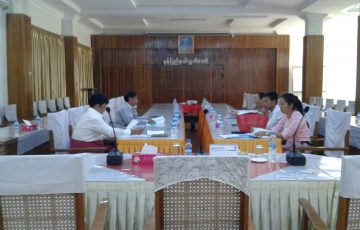 မွန်ပြည်နယ်လွှတ်တော်ဥပဒေပြုရေးဆိုင်ရာကော်မတီအစည်းအဝေးကျင်းပပြုလုပ်ခြင်း