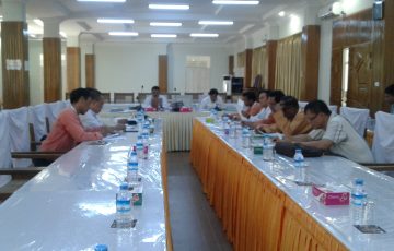 မွန်ပြည်နယ်လွှတ်တော်တိုင်ကြားစာနှင့်အသနားခံစာ၊ တင်ပြစာများနှင့်အထွေထွေကိစ္စရပ်များ လေ့လာသုံးသပ်ရေးကော်မတီအစည်းအဝေးကျင်းပပြုလုပ်ခြင်း