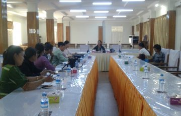 မွန်ပြည်နယ်လွှတ်တော်အမျိုးသမီးနှင့်ကလေးသူငယ်အခွင့်အရေးဆိုင်ရာကော်မတီ အစည်းအဝေးကျင်းပပြုလုပ်ခြင်း