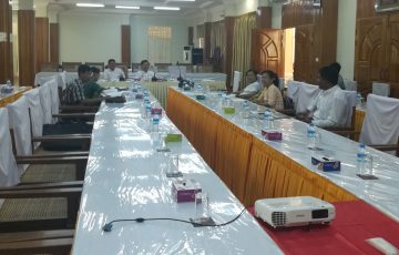 မွန်ပြည်နယ်လွှတ်တော်ဘဏ္ဍာရေး၊ စီမံကိန်းနှင့်စီးပွားရေးဆိုင်ရာကိစ္စရပ်များ လေ့လာသုံးသပ်ရေးကော်မတီ အစည်းအဝေးကျင်းပပြုလုပ်ခြင်း