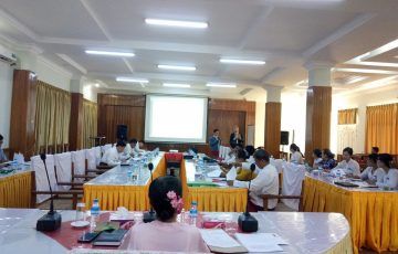 မွန်ပြည်နယ်လွှတ်တော်အားကုလသမ္မဂဖွံ့ဖြိုးမှုအစီအစဉ်မှဆိုပြုသည့် ကူညီပံ့ပိုးမှုအစီအစဉ်   (၂၀၁၈-၂၀၂၂)  အလုပ်ရုံဆွေးနွေးပွဲကျင်းပပြုလုပ်ခြင်း