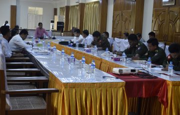 မွန်ပြည်နယ်လွှတ်တော် လုုပ်ငန်းညှိနှိုင်းအစည်းအဝေးကျင်းပပြုလုပ်ခြင်း