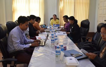 မွန်ပြည်နယ်လွှတ်တော်အမျိုးသမီးနှင့်ကလေးသူငယ်အခွင့်အရေးဆိုင်ရာကော်မတီ အစည်းအဝေးကျင်းပပြုလုပ်ခြင်း