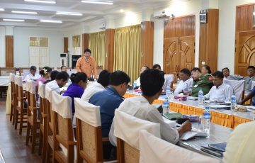 မွန်ပြည်နယ်လွှတ်တော် လုုပ်ငန်းညှိနှိုင်းအစည်းအဝေးကျင်းပပြုလုပ်ခြင်း