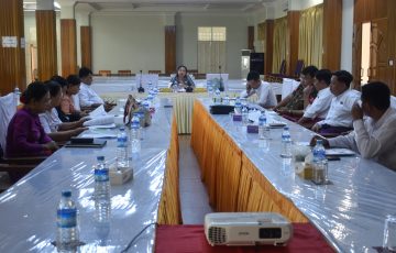 မွန်ပြည်နယ်လွှတ်တော် ဥပဒေပြုရေးဆိုင်ရာကော်မတီ အစည်းအဝေးကျင်းပပြုလုပ်ခြင်း