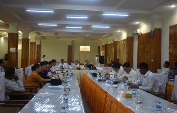 မွန်ပြည်နယ်လွှတ်တော် ဥပဒေပြုရေးဆိုင်ရာကော်မတီ အစည်းအဝေးကျင်းပပြုလုပ်ခြင်း