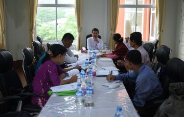 မွန်ပြည်နယ်လွှတ်တော် ပြည်သူ့ငွေစာရင်းစိစစ်ရေး၊ ဘဏ္ဍာရေး၊ စီမံကိန်းနှင့်စီးပွားရေးဆိုင်ရာ ကိစ္စရပ်များ လေ့လာသုံးသပ်ရေးကော်မတီ အစည်းအဝေးကျင်းပပြုလုပ်ခြင်း