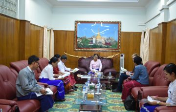 မွန်ပြည်နယ်လွှတ်တော်နှင့် UNDP တွေ့ဆုံဆွေးနွေးခြင်း