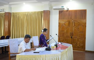 မွန်ပြည်နယ်လွှတ်တော် လုုပ်ငန်းညှိနှိုင်းအစည်းအဝေးကျင်းပပြုလုပ်ခြင်း