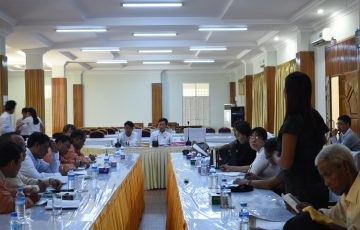 မွန်ပြည်နယ်လွှတ်တော်တိုင်ကြားစာနှင့်တင်ပြစာ၊ အသနားခံစာနှင့်အထွေထွေကိစ္စရပ်များ လေ့လာသုံးသပ်ရေးကော်မတီ အစည်းအဝေးကျင်းပပြုလုပ်ခြင်း