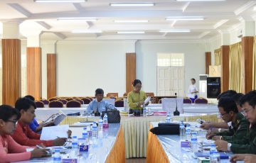 မွန်ပြည်နယ်လွှတ်တော် လုုပ်ငန်းညှိနှိုင်းအစည်းအဝေးကျင်းပပြုလုပ်ခြင်း