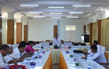 မွန်ပြည်နယ်သဘာဝပတ်ဝန်းကျင်ထိန်းသိမ်းကာကွယ်စောင့်ကြည့်ရေးကော်မတီ အစည်းအဝေးကျင်းပြုလုပ်ခြင်း