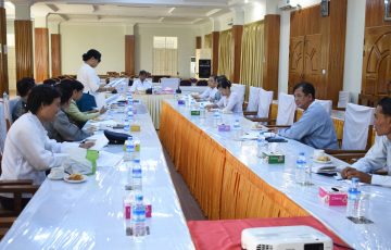 ဒုတိယအကြိမ်မွန်ပြည်နယ်လွှတ်တော်ဒသမပုံမှန်အစည်းအဝေးအောင်မြင်စွာ ကျင်းပနိုင်ရေးအကြိုလုပ်ငန်းညှိနှိုင်းအစည်းအဝေးကျင်းပပြုလုပ်ခြင်း