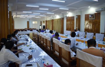 မွန်ပြည်နယ်လွှတ်တော် လုုပ်ငန်းညှိနှိုင်းအစည်းအဝေးကျင်းပပြုလုပ်ခြင်း