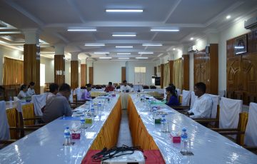 မွန်ပြည်နယ်လွှတ်တော် ပြည်သူ့ငွေစာရင်းစိစစ်ရေး၊ ဘဏ္ဍာရေး၊ စီမံကိန်းနှင့်စီးပွားရေးဆိုင်ရာကိစ္စရပ်များ လေ့လာသုံးသပ်ရေးကော်မတီ အစည်းအဝေးကျင်းပပြုလုပ်ခြင်း