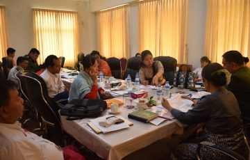 မွန်ပြည်နယ်အစိုးရအဖွဲ့၏ အာမခံချက်များ၊ ကတိများနှင့် တာဝန်ခံချက်များ စိစစ်ရေး ကော်မတီမှ အစည်းအဝေးကျင်းပပြုလုပ်ခြင်း