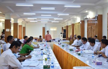 မွန်ပြည်နယ်လွှတ်တော်ပြည်သူ့ငွေစာရင်းစိစစ်ရေး၊ ဘဏ္ဍာရေး၊ စီမံကိန်းနှင့်စီးပွားရေးဆိုင်ရာ ကိစ္စရပ်များလေ့လာသုံးသပ်ရေးကော်မတီအစည်းအဝေးကျင်းပပြုလုပ်ခြင်း