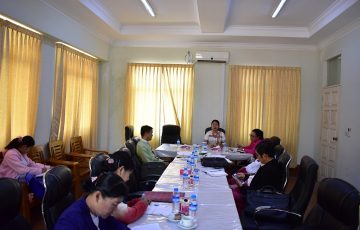 မွန်ပြည်နယ်လွှတ်တော် အမျိုးသမီးနှင့်ကလေးသူငယ်အခွင့်အရေးဆိုင်ရာကော်မတီ အစည်းအဝေးကျင်းပပြုလုပ်ခြင်း