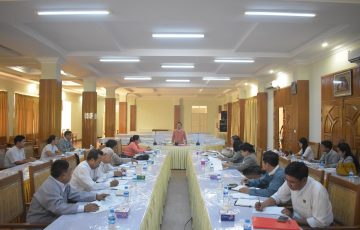 မွန်ပြည်နယ်လွှတ်တော် သဘာဝပတ်ဝန်းကျင်ထိန်းသိမ်းကာကွယ်စောင့်ကြည့်ရေးကော်မတီ အစည်းအဝေးကျင်းပပြုလုပ်ခြင်း