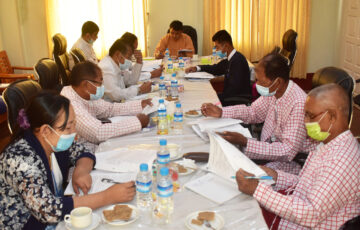 မွန်ပြည်နယ်လွှတ်တော် တိုင်းရင်းသားလူမျိုးများအရေးဆိုင်ရာကော်မတီအစည်းအဝေး ကျင်းပပြုလုပ်ခြင်း