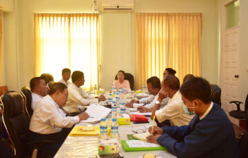 မွန်ပြည်နယ်လွှတ်တော် သဘာဝပတ်ဝန်းကျင်ထိန်းသိမ်းကာကွယ်စောင့်ကြည့်ရေးကော်မတီ အစည်းအဝေးကျင်းပပြုလုပ်ခြင်း