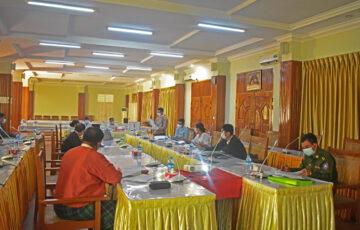 မွန်ပြည်နယ်လွှတ်တော်ဥပဒေပြုရေးဆိုင်ရာကော်မတီအစည်းအဝေးကျင်းပပြုလုပ်ခြင်း