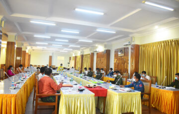 မွန်ပြည်နယ်လွှတ်တော်လုပ်ငန်းညှိနှိုင်းအစည်းအဝေးကျင်းပပြုလုပ်ခြင်း