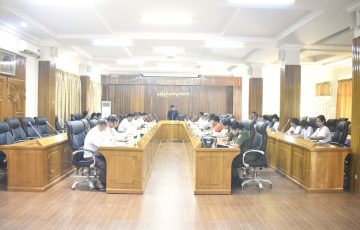 ၂၀၂၆ ခုနှစ်၊ ဧပြီလ (၂၃)ရက်၊ နံနက်(၁၀:၀၀)နာရီအချိန်တွင်  မွန်ပြည်နယ် လွှတ်တော်ရုံး၊ ဆွေးနွေးပွဲခန်းမ၌ လုပ်ငန်းညှိနှိုင်းအစည်းအဝေးကျင်းပပြုလုပ်ခြင်း