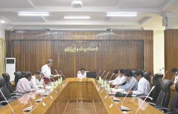 မွန်ပြည်နယ်လွှတ်တော် တိုင်ကြားစာ၊ အသနားခံစာ၊ တင်ပြစာနှင့်အထွေထွေကိစ္စရပ်များလေ့လာသုံးသပ်ရေးကော်မတီ အစည်းအဝေးကျင်းပပြုလုပ်ခြင်း