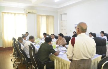 မွန်ပြည်နယ်လွှတ်တော် တိုင်ကြားစာ၊ အသနားခံစာ၊ တင်ပြစာနှင့်အထွေထွေကိစ္စရပ်များလေ့လာသုံးသပ်ရေးကော်မတီ အစည်းအဝေးကျင်းပပြုလုပ်ခြင်း