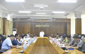 တတိယအကြိမ် မွန်ပြည်နယ်လွှတ်တော် တတိယပုံမှန်အစည်းအဝေးကျင်းပရေး လုပ်ငန်းကော်မတီများ၏ အကြိုလုပ်ငန်းညှိနှိုင်းအစည်းအဝေးကျင်းပပြုလုပ်ခြင်း